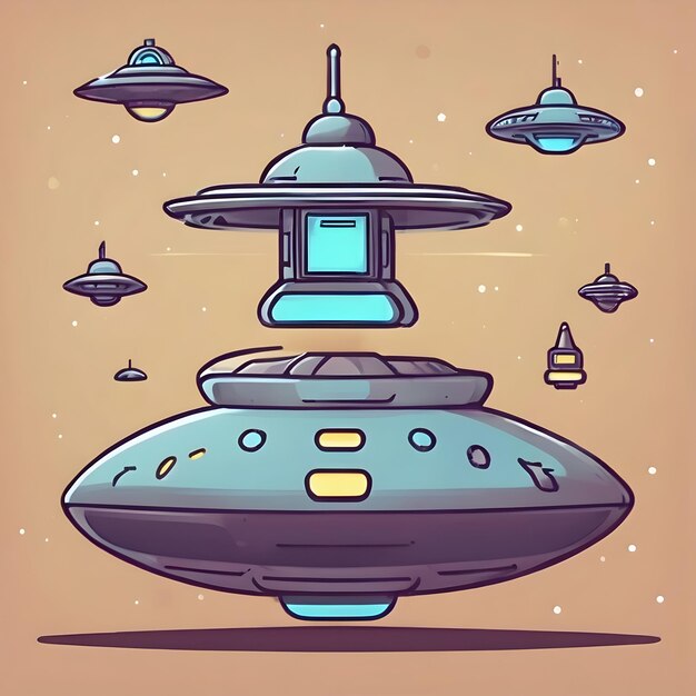 Photo le fond de l'icône ufo est très cool.