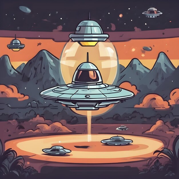 Le fond de l'icône UFO est très cool.