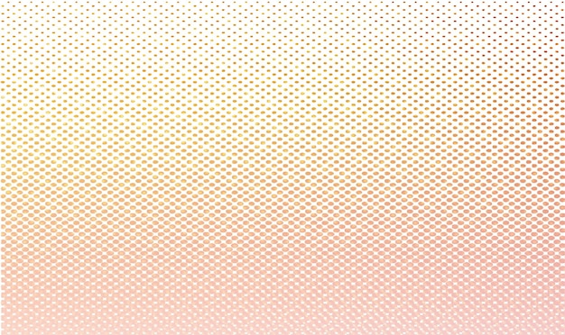 Fond et illustration de conception abstraite de points dégradés orange clair