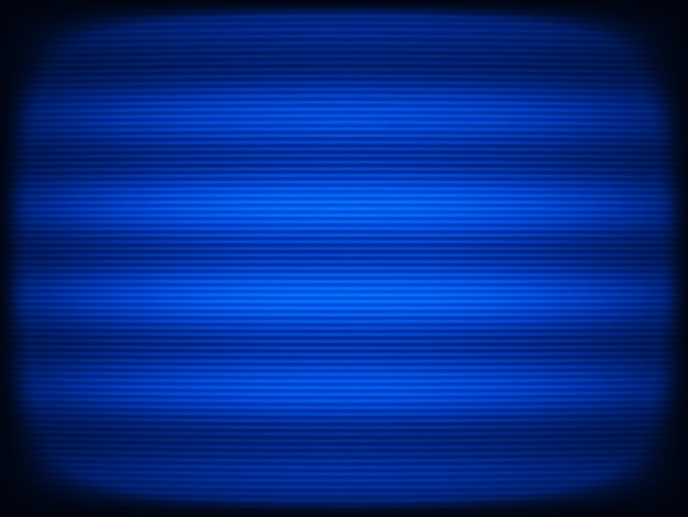 Fond d'illustration de scanlines tv bleu horizontal hd