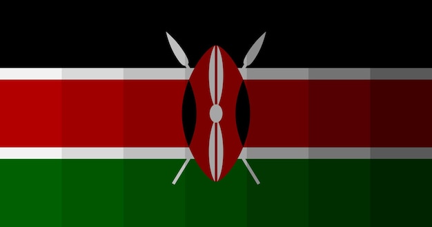 Fond d'image du drapeau du Kenya