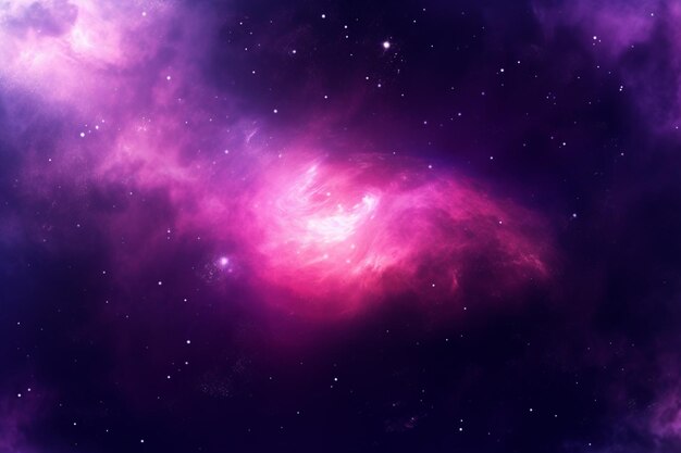 Un fond inspiré de la galaxie rose et violet