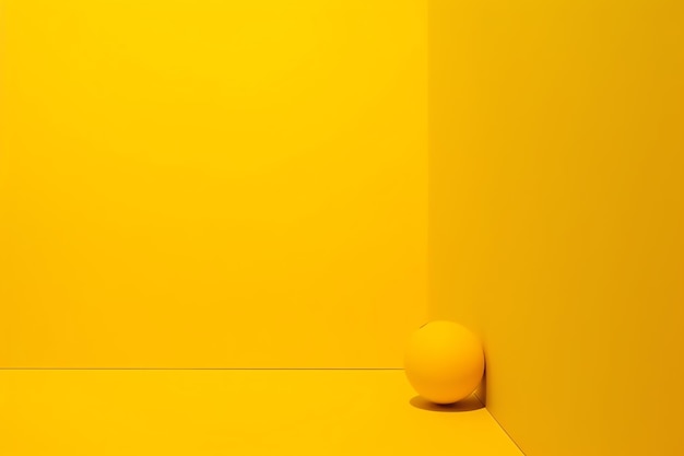 Fond jaune minimaliste