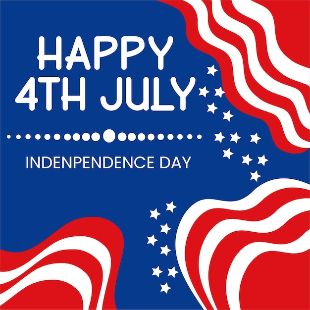 Fond de jour indépendant 4 juillet états-unis d'amérique