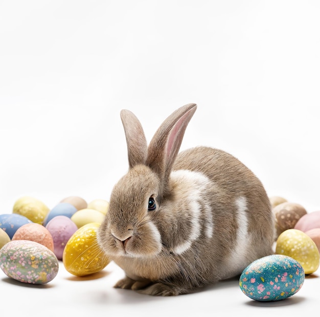 Fond de joyeuses pâques généré par Ai