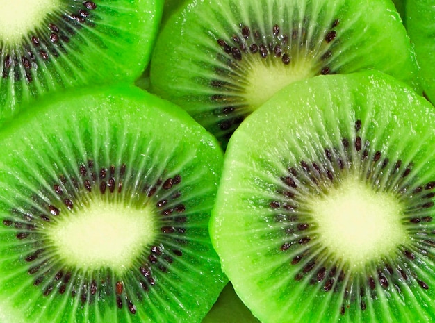 Fond avec kiwi aux fruits