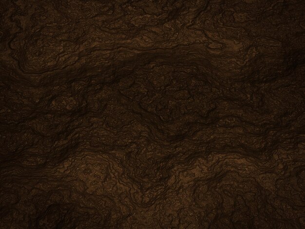 Fond de lave refroidi abstrait rendu 3D Texture de roche volcanique