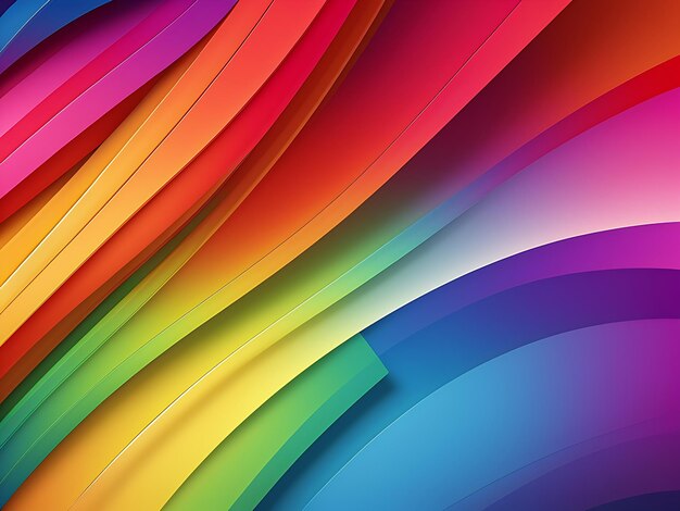 Fond de ligne abstraite de spectres de couleurs