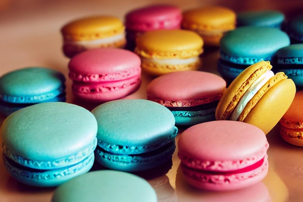 Fond de macarons