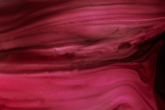 Fond magenta abstrait Stries d'encre d'alcool et taches d'éclaboussures de peinture de couleur vin