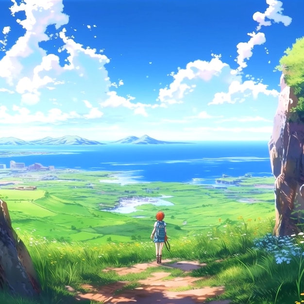 Fond de Makoto Shinkai