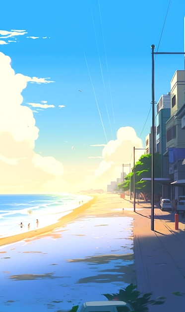 Fond de Makoto Shinkai