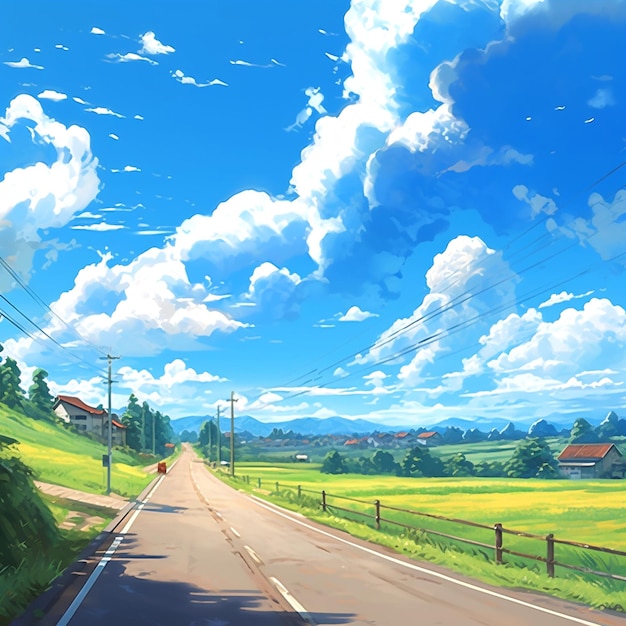 Fond de Makoto Shinkai