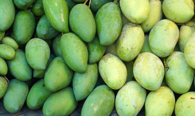 Fond de mangue sur le marché