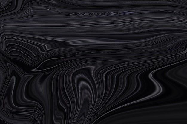 Fond de marbre liquide noir abstrait texture fluide art expérimental