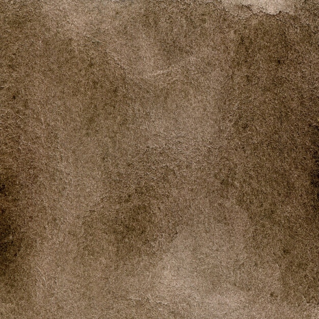 Un fond marron aquarelle avec une texture marbrée inégale. Illustration dessinée à la main