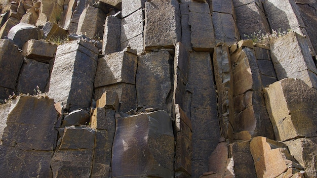 Fond de matériau naturel de pierres de basalte