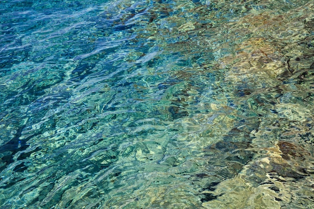 Photo fond de mer bleu profond