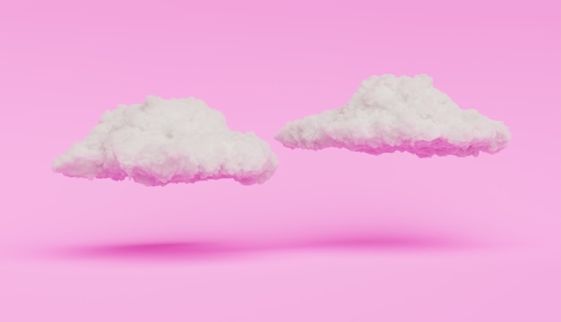 fond minimal avec des nuages