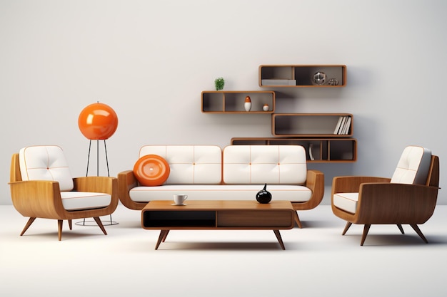 fond de mobilier moderne