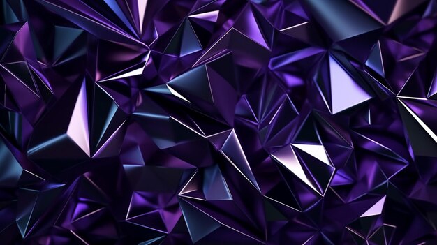 Fond moderne abstrait violet foncé noir pour la conception Ai Generative