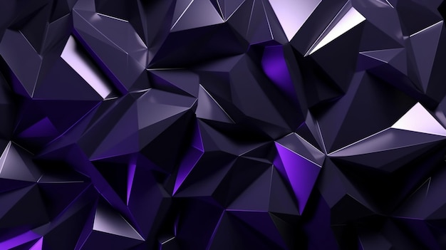 Fond moderne abstrait violet foncé noir pour la conception Ai Generative