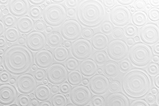 Photo fond de motif circulaire texture blanche