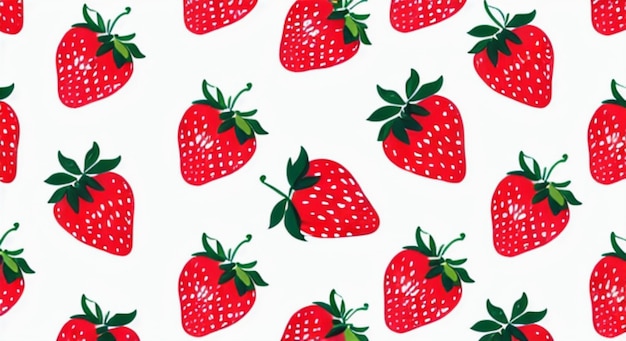 Fond de motif de fraises