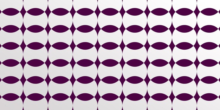 Photo fond de motif géométrique sans couture violet et blanc