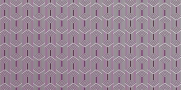 Fond de motif géométrique sans couture violet et blanc