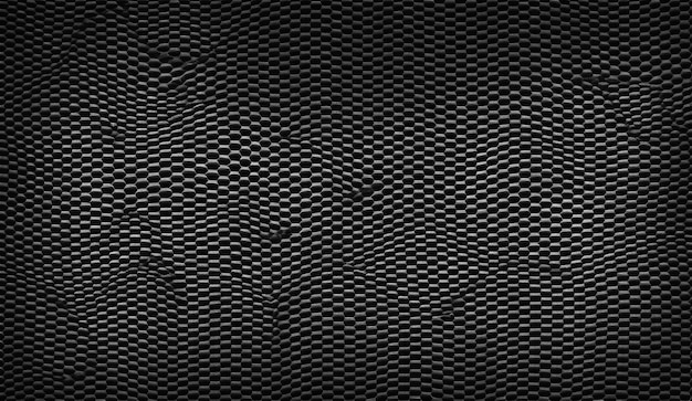 Fond de motif de rayures ondulées modernes noir et blanc