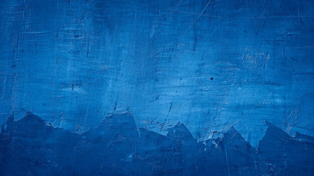 fond de mur en béton de ciment abstrait texture bleue