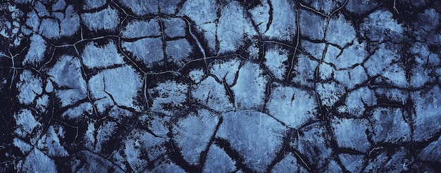 fond de mur en béton de ciment de texture abstraite bleu marine bleu foncé