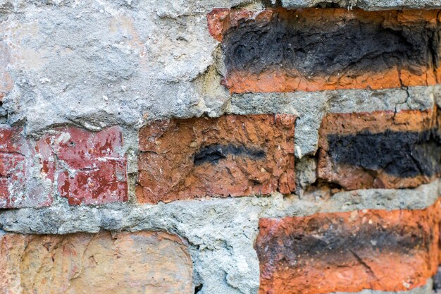 Fond de mur de brique ancienne.