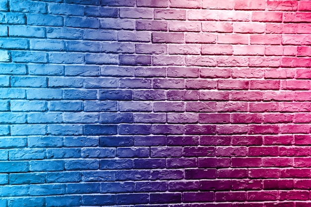 Fond de mur de brique de couleur abstraite.