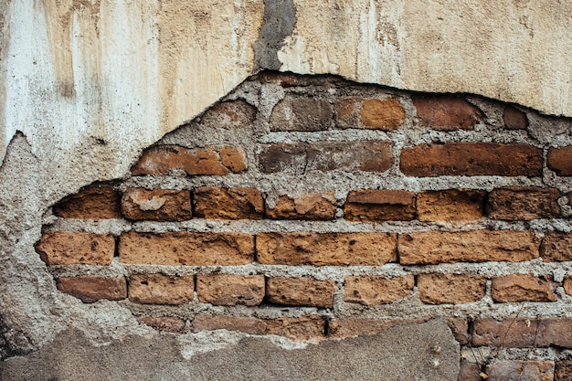 Fond de mur de brique grunge et texture