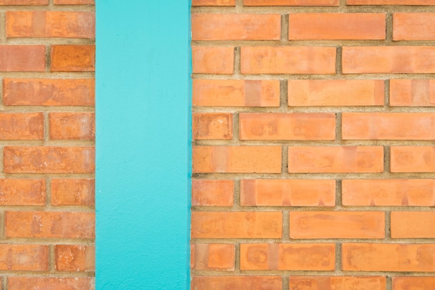 Fond de mur de brique orange