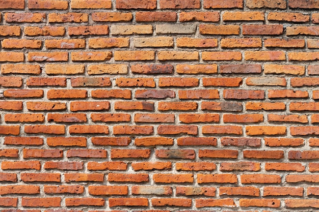 Photo fond de mur de brique rouge à l'extérieur