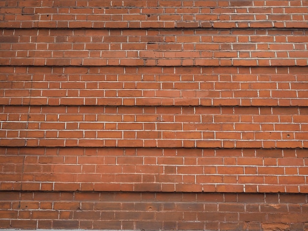 Fond de mur de brique rouge de style industriel