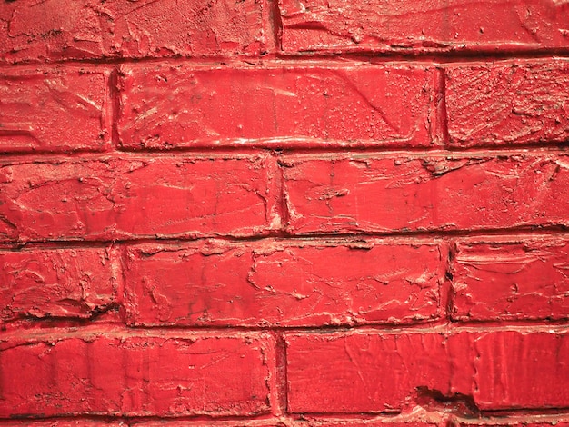 Fond de mur de brique rouge