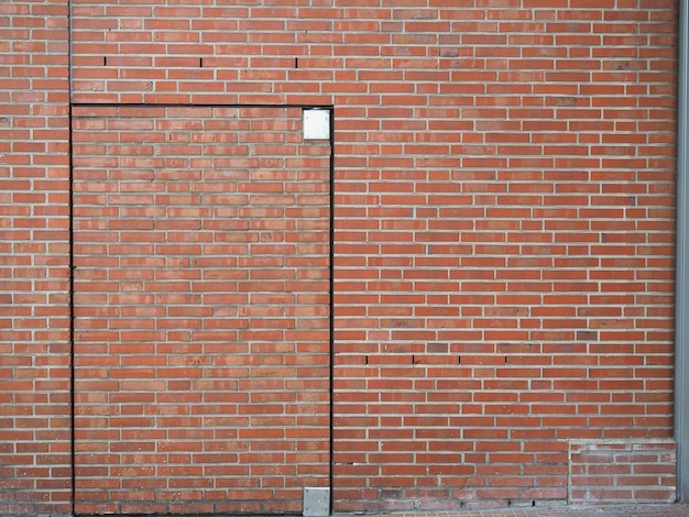 Fond de mur de brique rouge