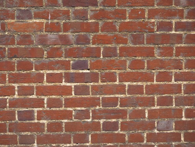 Fond de mur de brique rouge