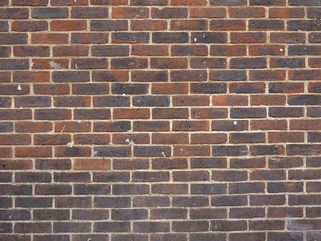 Fond de mur de brique rouge