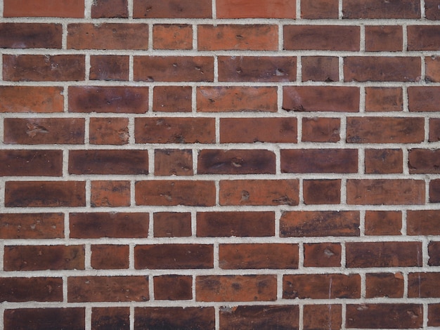 Fond de mur de brique rouge