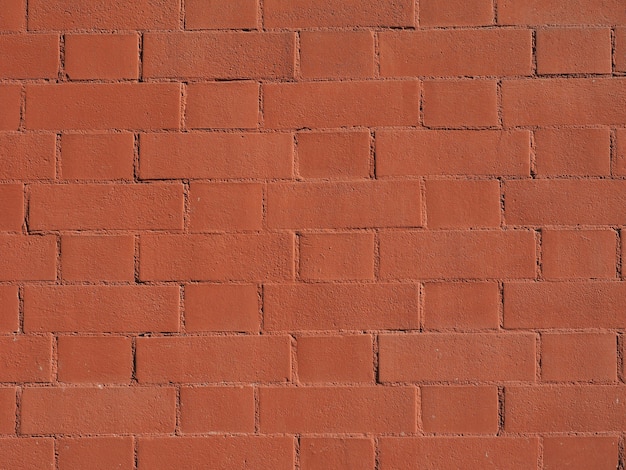 Fond de mur de brique rouge
