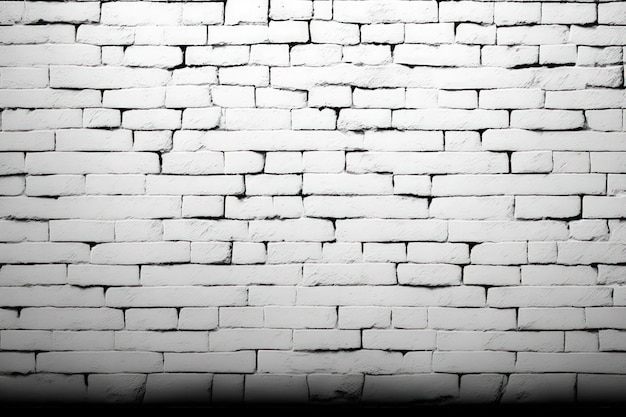 Fond de mur de briques blanches grunge