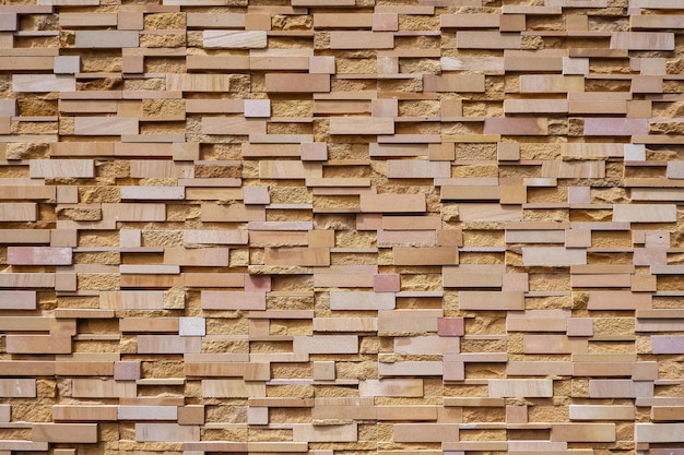 Fond de mur de briques de grès vintage