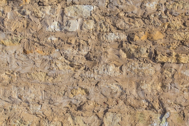 Fond de mur calcaire désordonné