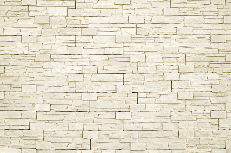 Photo fond de mur de mosaïque de pierre blanche