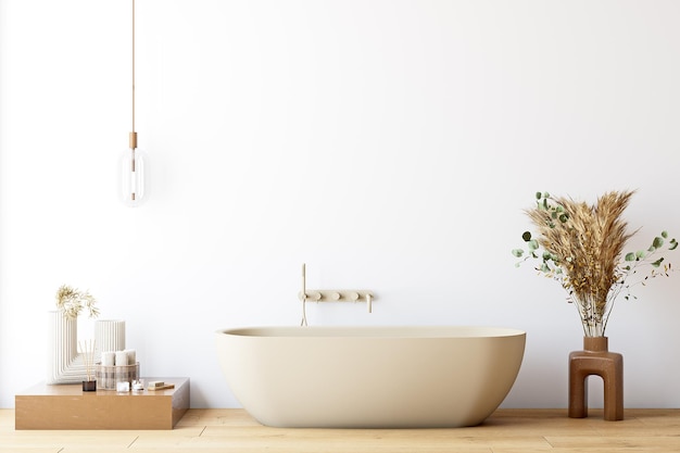 Fond de mur noir dans la salle de bain